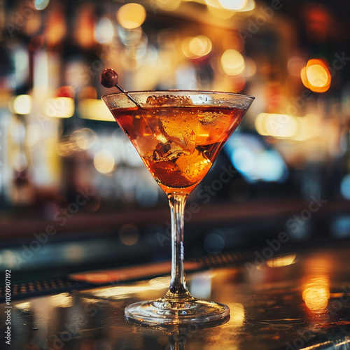 cocktail in the bar