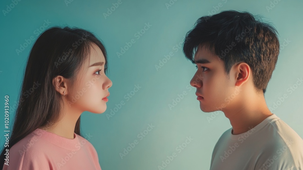 Young Couple Arguing, Relationship Problems, Conflict, Break Up