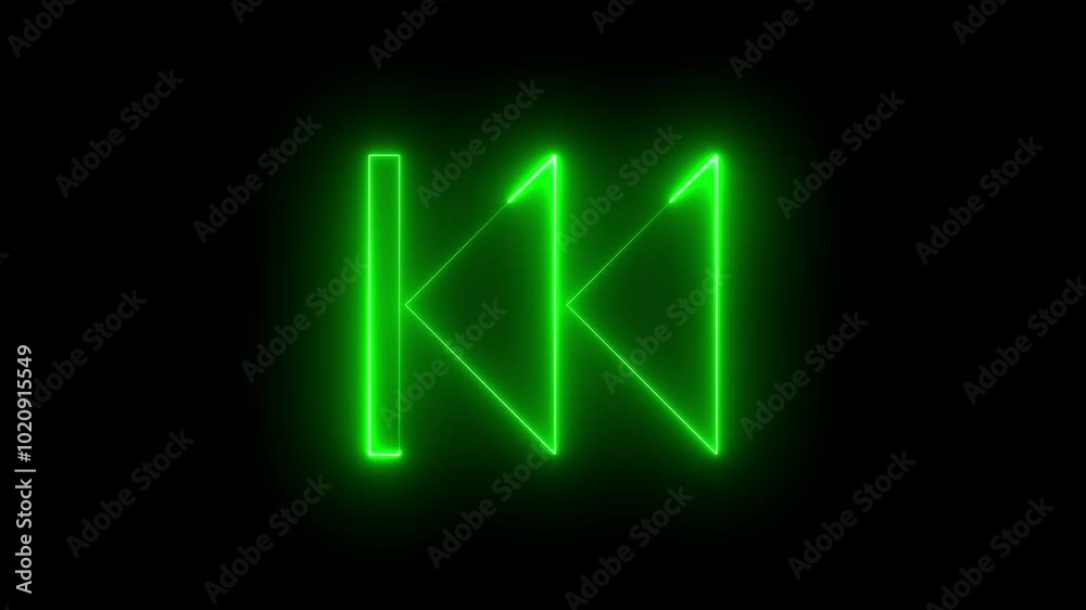neon media player button. Neon glowing play button icon on a black background ,Music arrow button symbol on black background. neon media player button. Neon glowing play button icon on a black background ,Music arrow button symbol on black background.