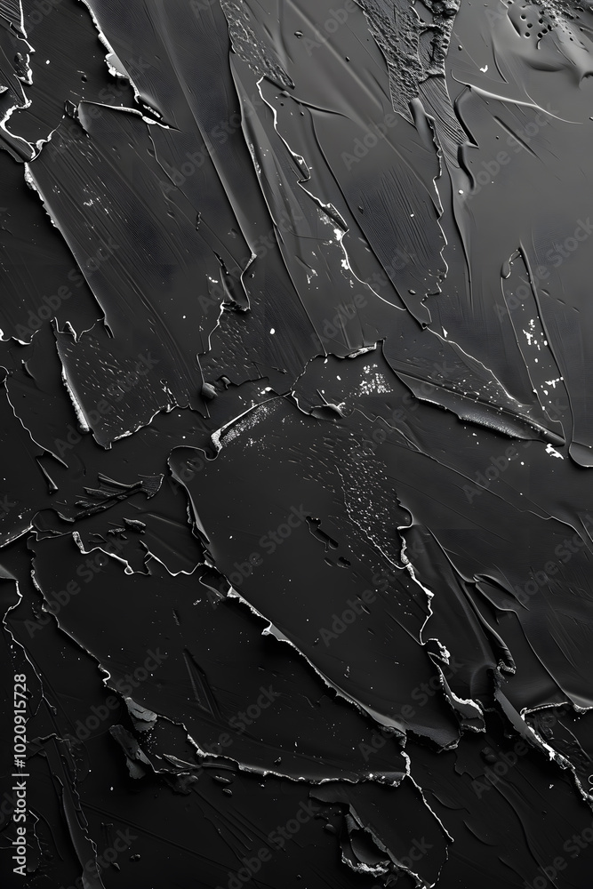 Discover an abstract black texture with rough cracks and grooves, perfect for backgrounds, art projects, and designs. Embrace its rugged appearance for a touch of creativity Discover an abstract black texture with rough cracks and grooves, perfect for backgrounds, art projects, and designs. Embrace its rugged appearance for a touch of creativity