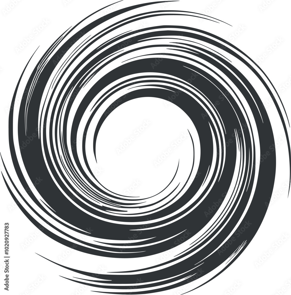 Abstract radial spiral lines graphic elements vectors Illustrations stock image generated Ai Abstract radial spiral lines graphic elements vectors Illustrations stock image generated Ai