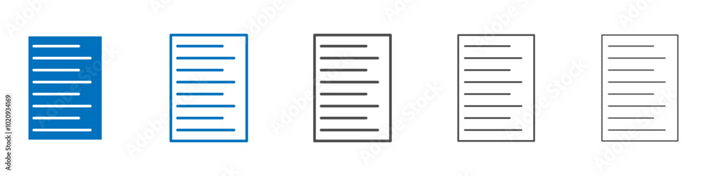 Form icon Isolated flat vector in outline Form icon Isolated flat vector in outline