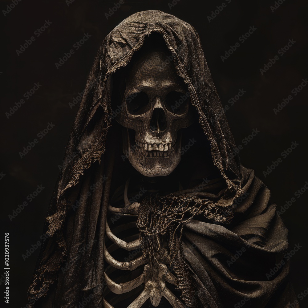 skeleton in a cloak. skeleton in a cloak.
