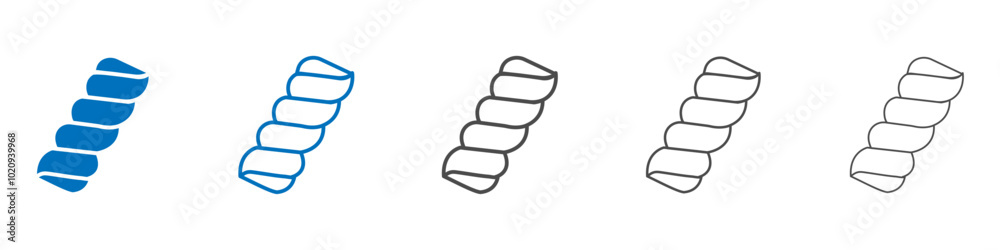 Marshmallow icon Isolated flat vector in outline Marshmallow icon Isolated flat vector in outline