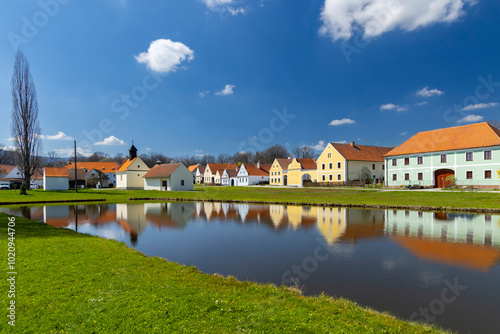 Foto Zabori village monument reserve, Southern Bohemia, Czech Republic