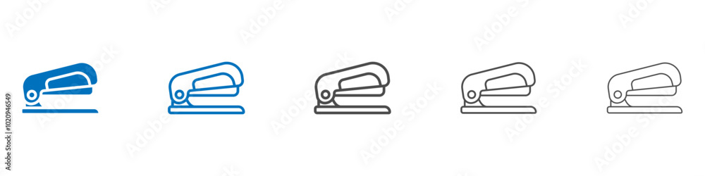 Stapler icon Isolated flat vector in outline Stapler icon Isolated flat vector in outline