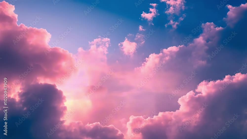 Pink Sky Sunset Cloudscape Pink Sky Sunset Cloudscape