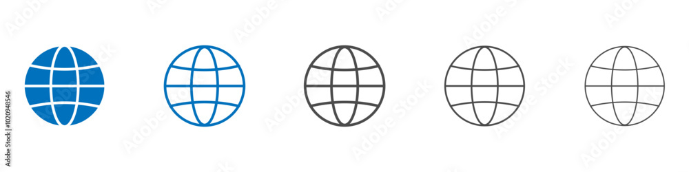 Website icon Isolated flat vector in outline Website icon Isolated flat vector in outline