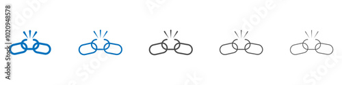 Weakness icon Isolated flat vector in outline
