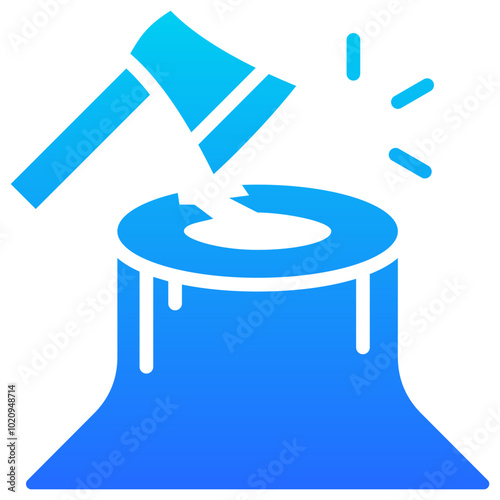 Wood Cutting Icon