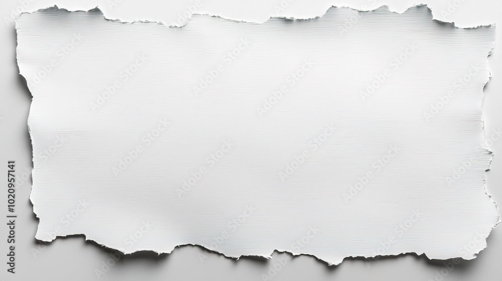 A ripped white paper background provides a canvas for messages, perfect for creative notes.. A ripped white paper background provides a canvas for messages, perfect for creative notes..