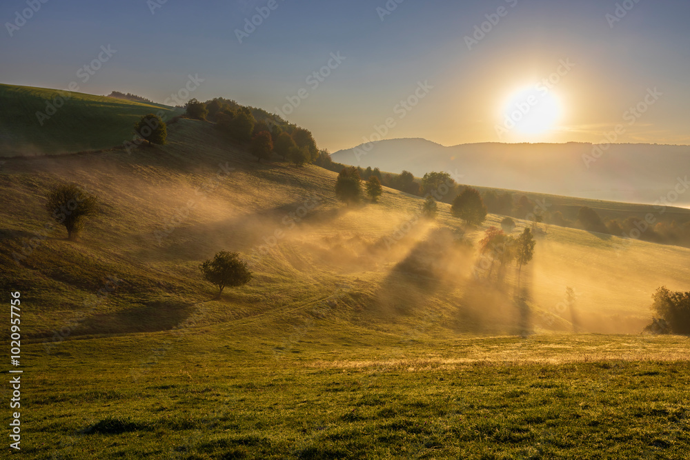 Obraz premium Carpathian mountains landscape, Eastern Slovakia