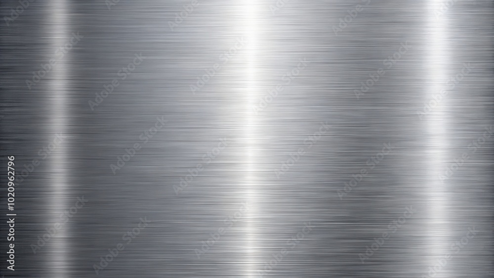 Reflective Metal Surface with a Subtle Vertical Gradient and Parallel Brushed Lines Reflective Metal Surface with a Subtle Vertical Gradient and Parallel Brushed Lines