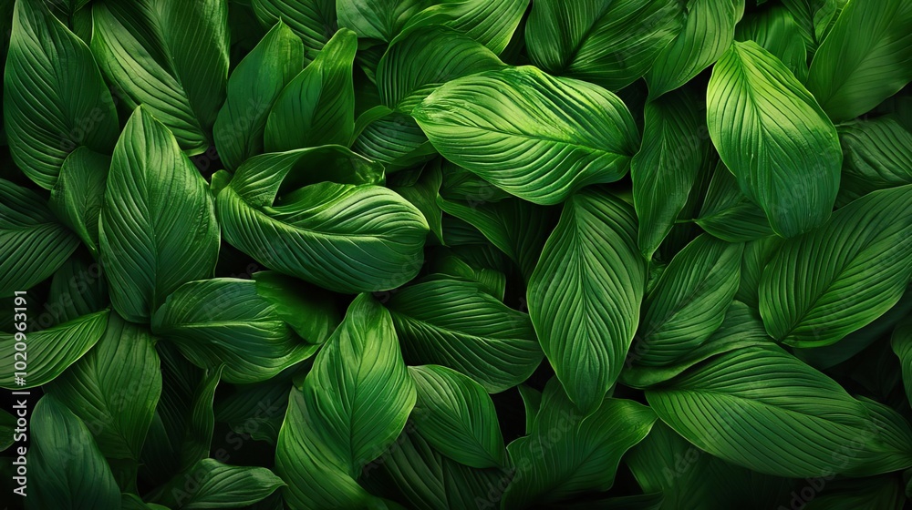 Abstract texture of green leaves, ideal for nature-themed backgrounds or tropical design projects.. Abstract texture of green leaves, ideal for nature-themed backgrounds or tropical design projects..