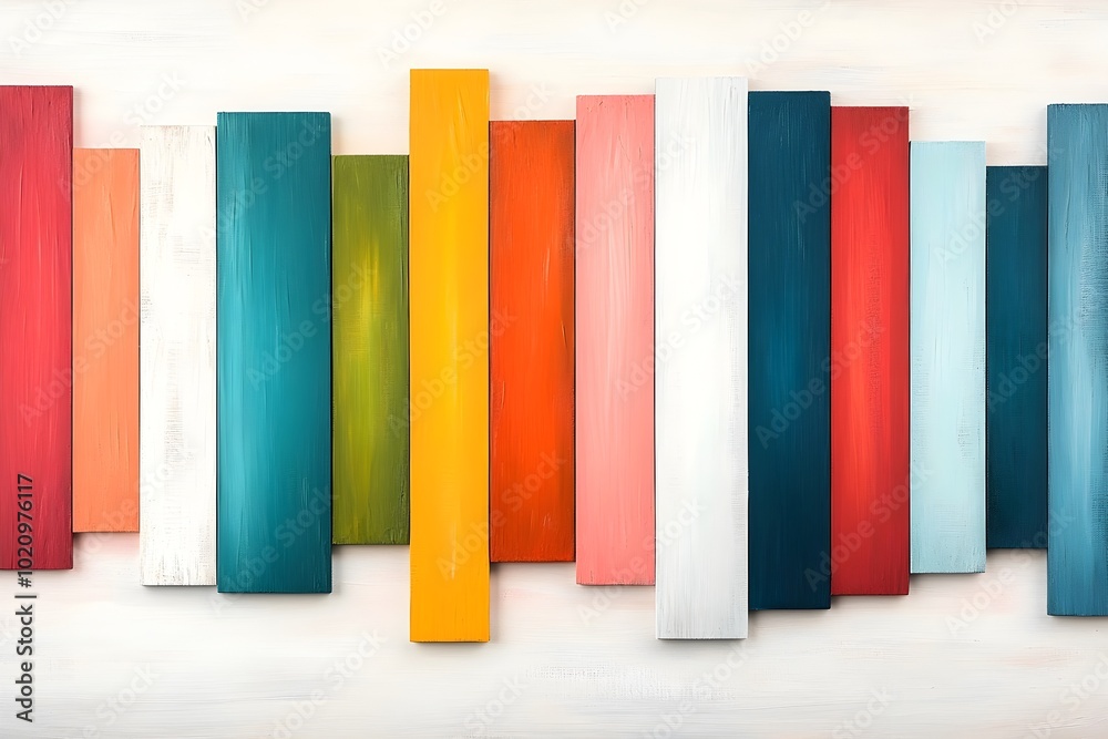 An abstract painting composed of vivid energetic horizontal bands in a vibrant spectrum of colors ranging from fiery reds and oranges to cool blues and greens executed with an expressive An abstract painting composed of vivid energetic horizontal bands in a vibrant spectrum of colors ranging from fiery reds and oranges to cool blues and greens executed with an expressive
