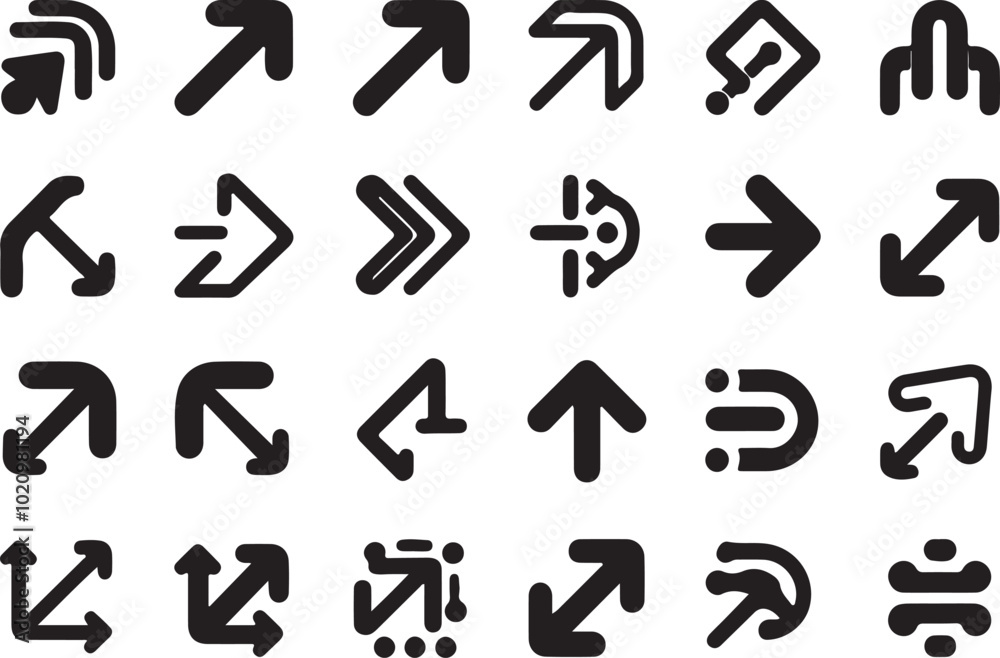 Black and White vector Icon pack illustration Black and White vector Icon pack illustration