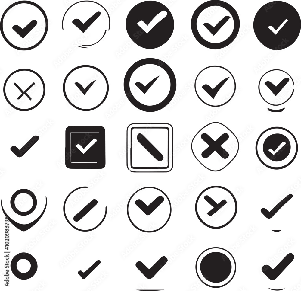 Black and White vector Icon pack illustration Black and White vector Icon pack illustration