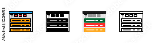 Set of Filter Icon
