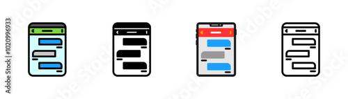 Set of Messages Icon