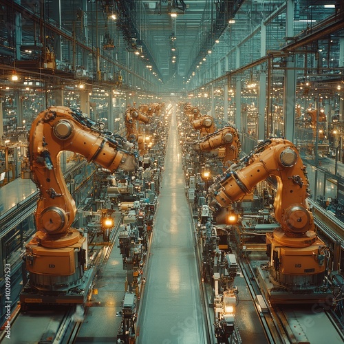 Robot arm automation Technology 4.0
