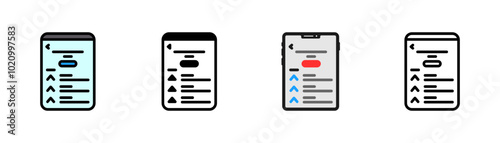 Set of Wi Fi Icon