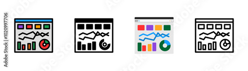Set of Chain Icon