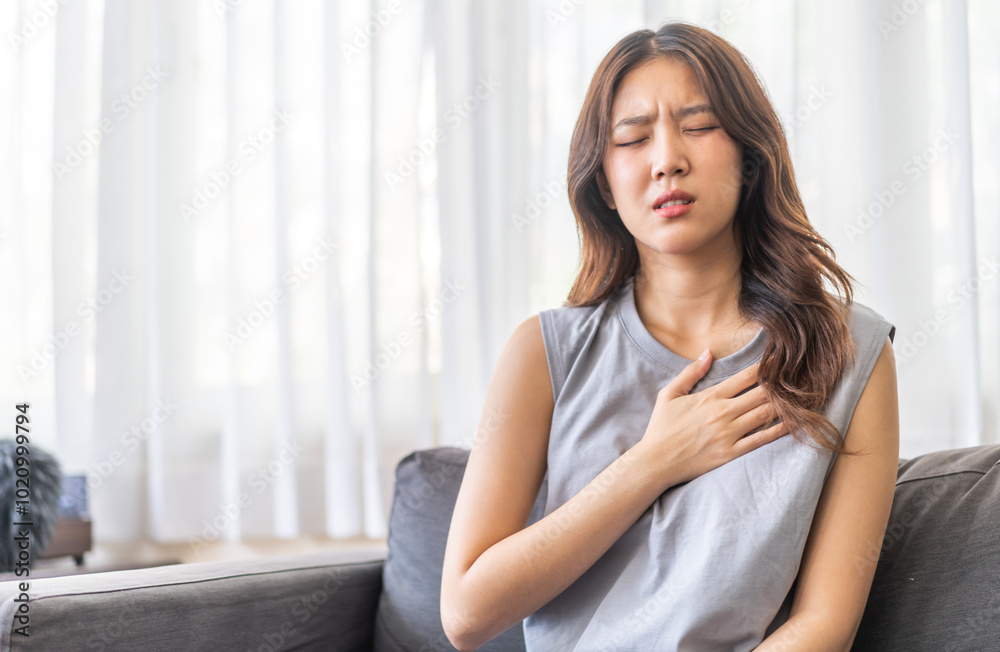 Sick asian women touching neck unwell coughing with sore throat pain,lung cancer,bronchitis,Bronchial Asthma,Tuberculosis,pneumonia,covid-19,eco air pollution pm2.5.insurance and hospital Sick asian women touching neck unwell coughing with sore throat pain,lung cancer,bronchitis,Bronchial Asthma,Tuberculosis,pneumonia,covid-19,eco air pollution pm2.5.insurance and hospital