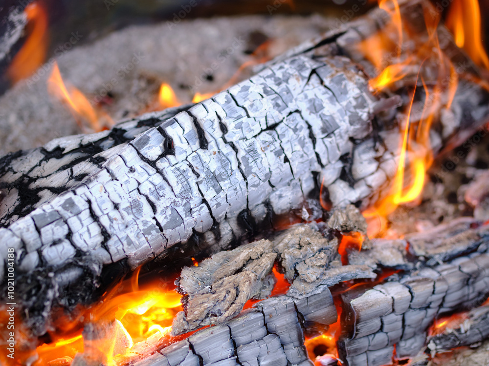 fire burning in a fireplace fire burning in a fireplace