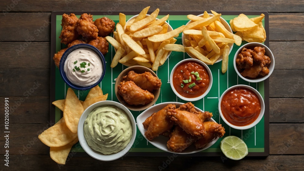 football game charcuterie board flat lay aesthetic setup for ads background football game charcuterie board flat lay aesthetic setup for ads background