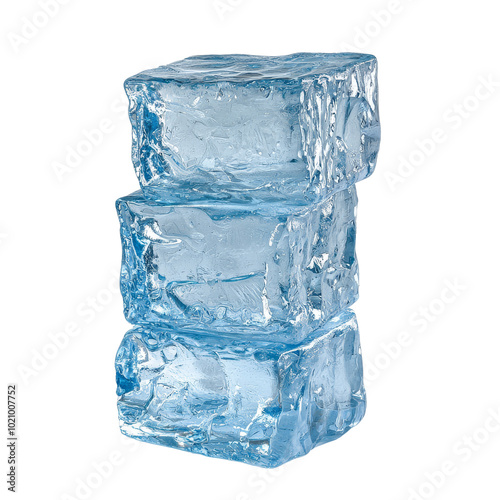 Stack of Ice Cubes.