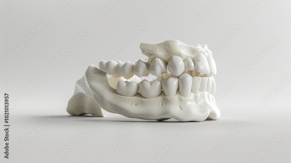 jaw teeth illustration on white background, isolated jaw teeth illustration on white background, isolated