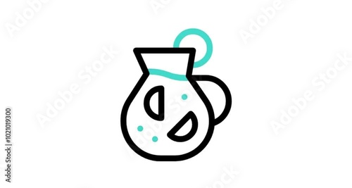 illustration of a vase with a bottle