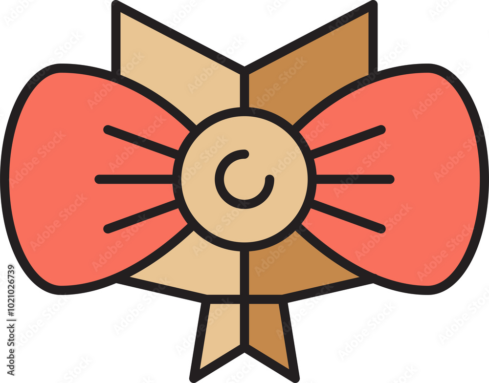 Decorative Bowtie Illustration