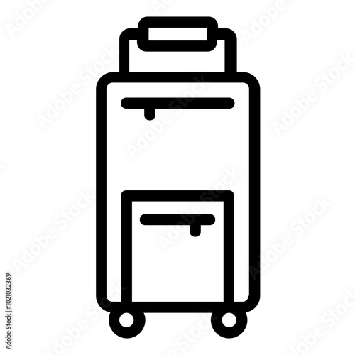 travel luggage icon