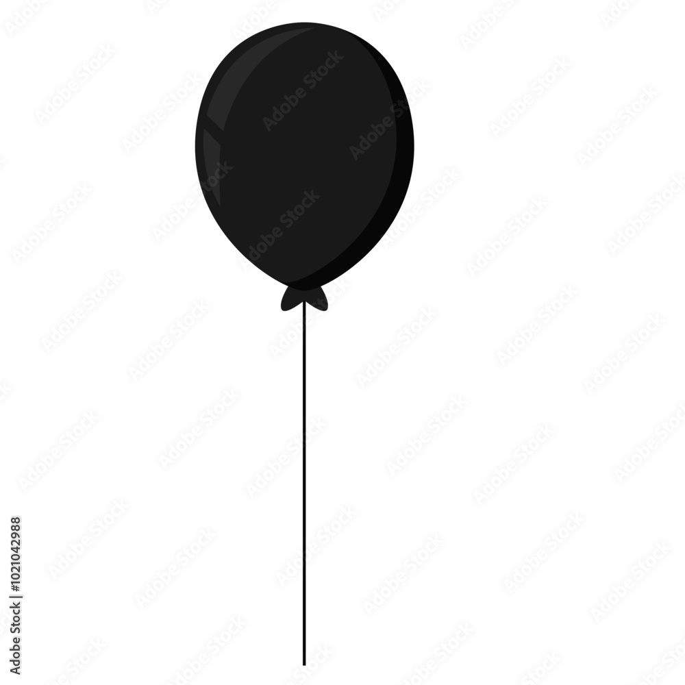 Obraz premium Balloon Black Friday Illustration