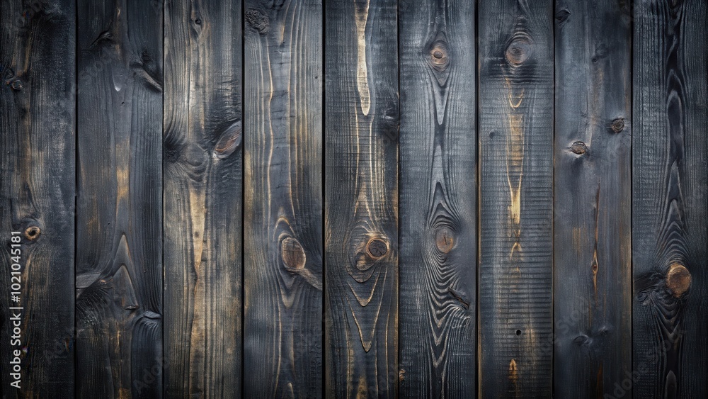 Dark Wooden Planks with Knots and Grain Pattern, Rustic Background Texture Dark Wooden Planks with Knots and Grain Pattern, Rustic Background Texture