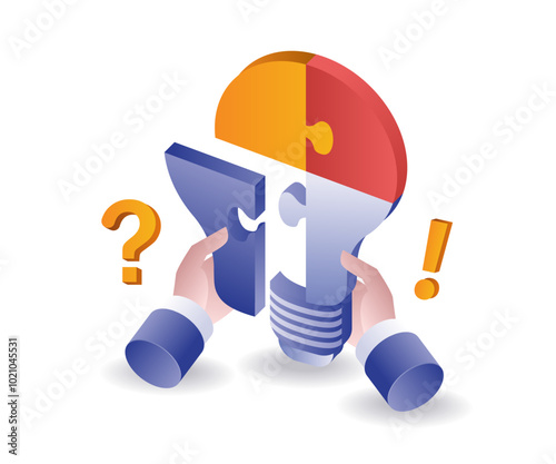 Putting together business puzzle ideas solutions