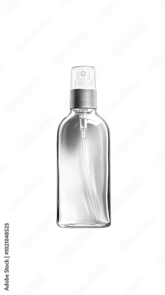 Spray mist bottle design with label Spray mist bottle design with label