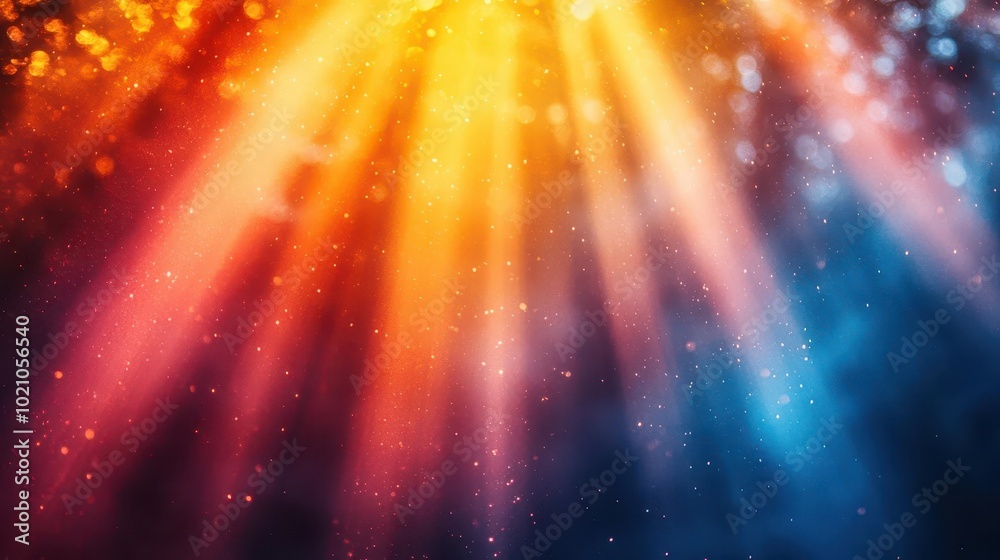 dynamic rays of light in motion blur creating a radiant rainbow glare effect with defocused colors of red blue and orange the abstract composition evokes energy and vibrancy dynamic rays of light in motion blur creating a radiant rainbow glare effect with defocused colors of red blue and orange the abstract composition evokes energy and vibrancy
