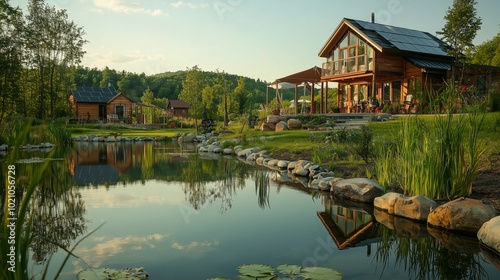 Serene Eco Retreat in Rural Landscape