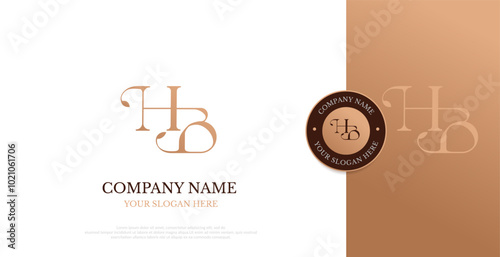 Initial HB Logo Design Vector 