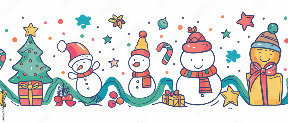 Christmas Snowmen Cheerful Holiday Festive Gifts