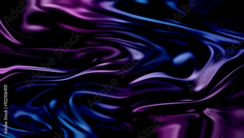 Wallpaper Mural Abstract liquid metal gradient background, iridescent holographic foil, metallic luxury marble texture, line wavy wallpaper, fluid ripples, liquid metal surface dark red pink purple colors. Torontodigital.ca