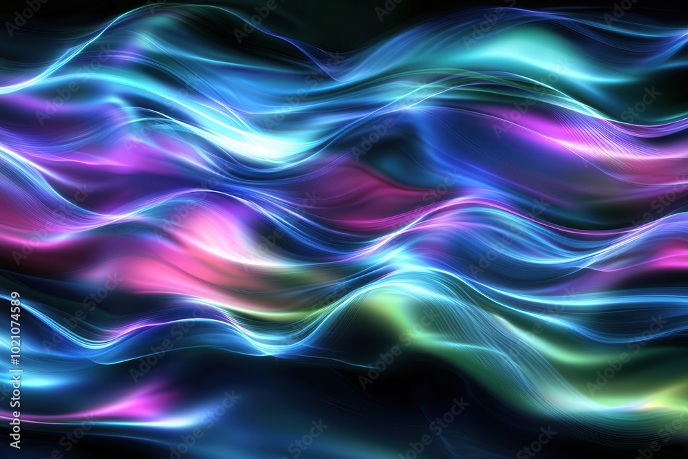 Wellenmuster Glatt Fließend Blau Pink Grün Abstrakte Textur Hypnotisch Organisch Wasseroptik Dynamisches Design Hintergrund Futuristische Ästhetik Digitale Kunst Moderne Visualisierung Glänzend Sanfte Wellenmuster Glatt Fließend Blau Pink Grün Abstrakte Textur Hypnotisch Organisch Wasseroptik Dynamisches Design Hintergrund Futuristische Ästhetik Digitale Kunst Moderne Visualisierung Glänzend Sanfte