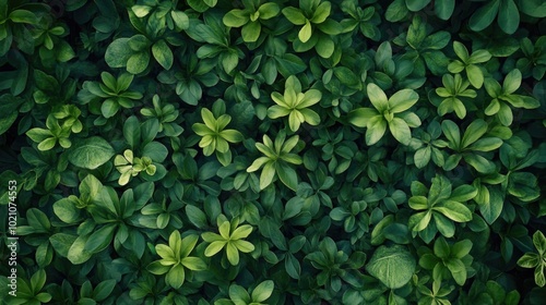 Wallpaper Mural A close-up shot of a bunch of green leaves, ideal for use in environmental or nature-themed designs Torontodigital.ca