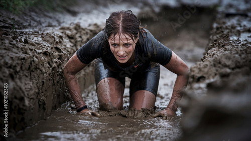 person in water doing sport