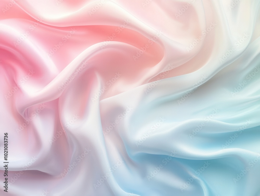 Fototapeta premium Pastell Hintergrund Farbverlauf Rosa Blau Lila Sanft Textur Abstrakt Seidenoptik Dekor Digital Art Design Wandkunst Moderne Elegante Atmosphäre Minimalistischer Stil Wallpaper Ästhetisch Grafik