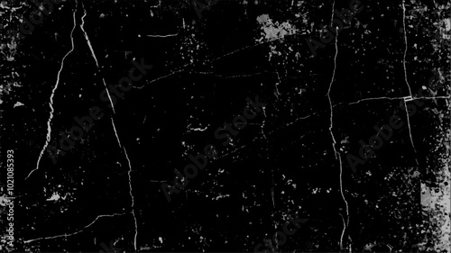 White scratches and dust on black background. Old dirty glass. broken cracks and scratches for overlay. scratch black background overlay.
