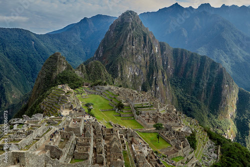 Fotografía Machu Picchu is a 15th-century Inca citadel located in the Andes Mountains of Peru, near the city of Cusco