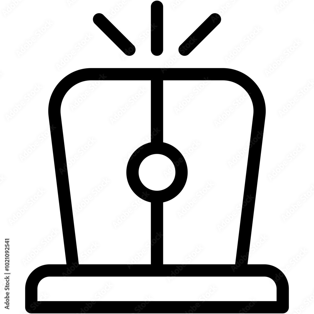 Vector Icon Flasher Light, Alarm, Casino, Warning, Lights, Winner, Light Bulb, Technology Vector Icon Flasher Light, Alarm, Casino, Warning, Lights, Winner, Light Bulb, Technology